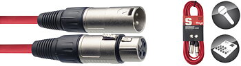 6M/20F Red Mike Cbl Xlrf-Xlrm