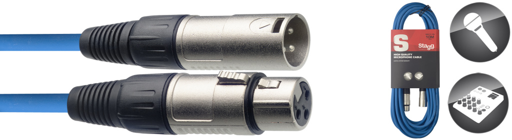 10M/33F Blue Mic Cbl Xlrf-Xlrm