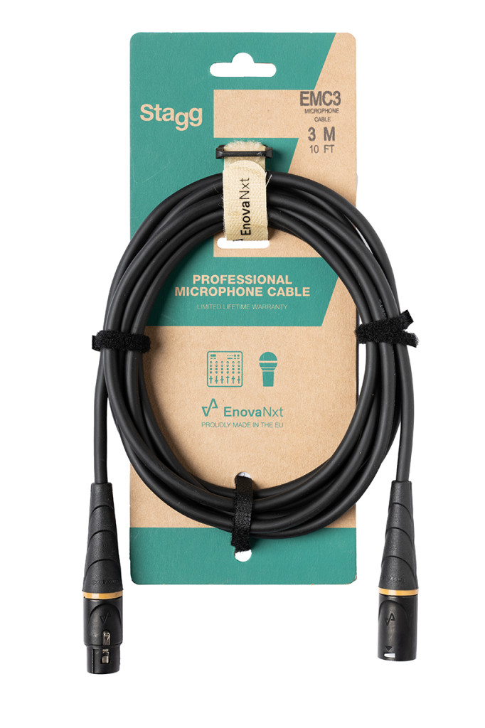 3M/10FT MIC CABLE XLRf-XLRm