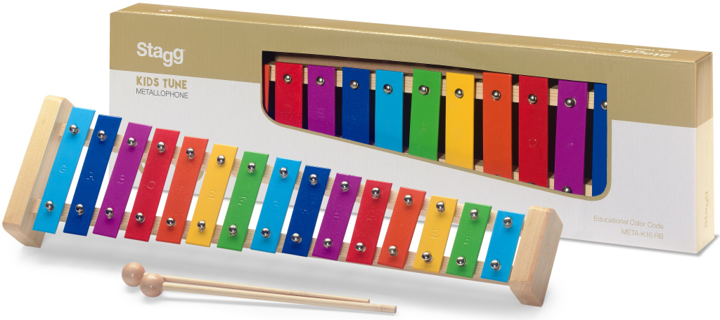Metallophone 15 Rainbow Keys