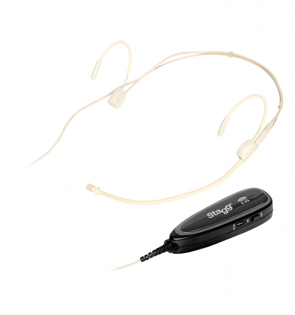 2.4Ghz Uhf Beige Headset Set