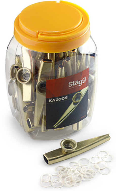 Metal Kazoo Box/30Pcs