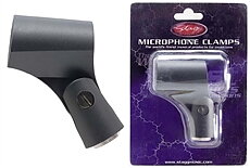 Mic Clamp/Rubber/Standard/Blk