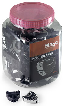 Pick Holder Box-100Pcs/Bk+Chr.