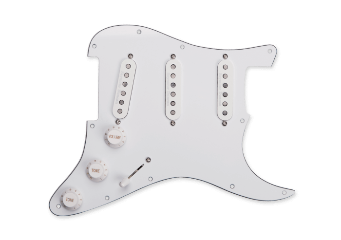 Pickguard California 50s set SSL White Assy