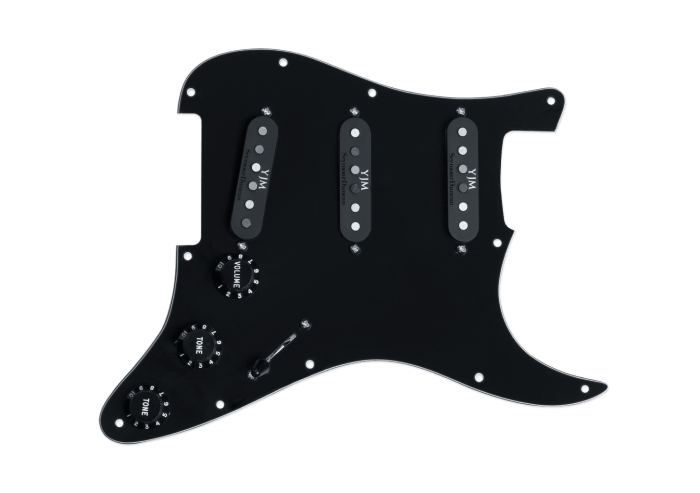 Pickguard STK-S10PGD YJM Fury Pickguard/PU Black