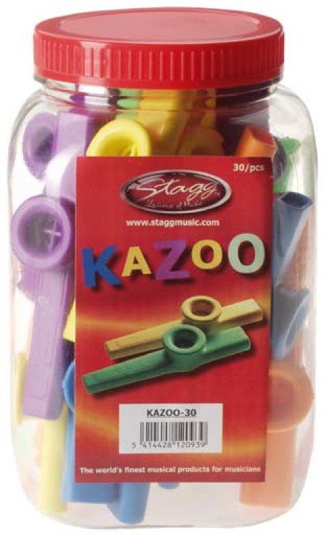 Plastic Kazoo 30 Pcs/Box