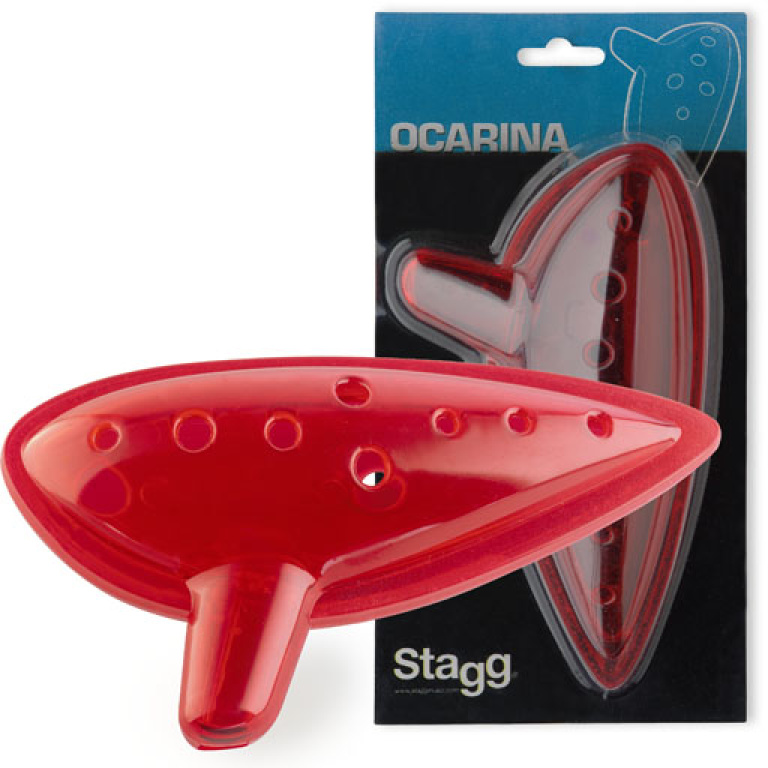 Plastic Ocarina - Red