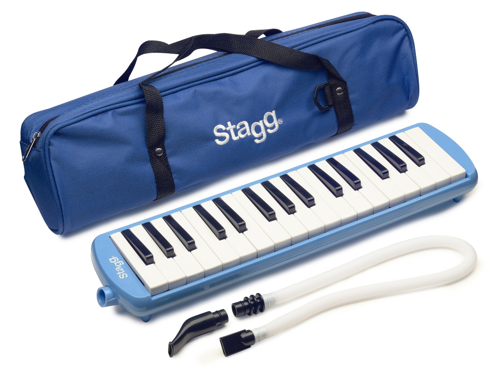 Melodica 32 keys Plastic incl softcase BLUE