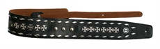 Rock Demon Straps Leather Iron Cross