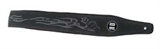 Rock Demon Straps Suede Leather Skull