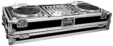RRDJ12W Coffin 2 Turntables,12""mixer Battle Style