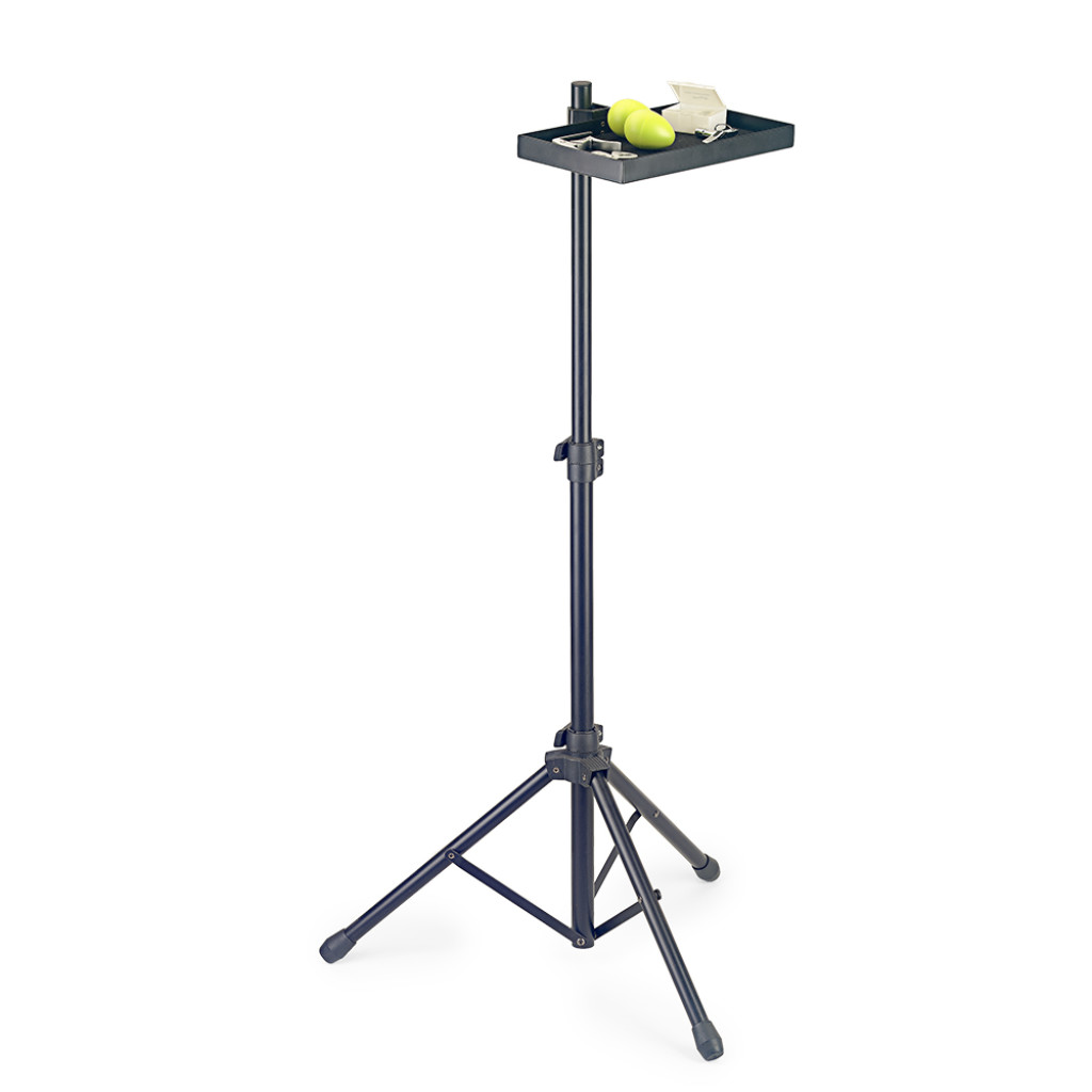Accessory tray with clamp for stand - 2