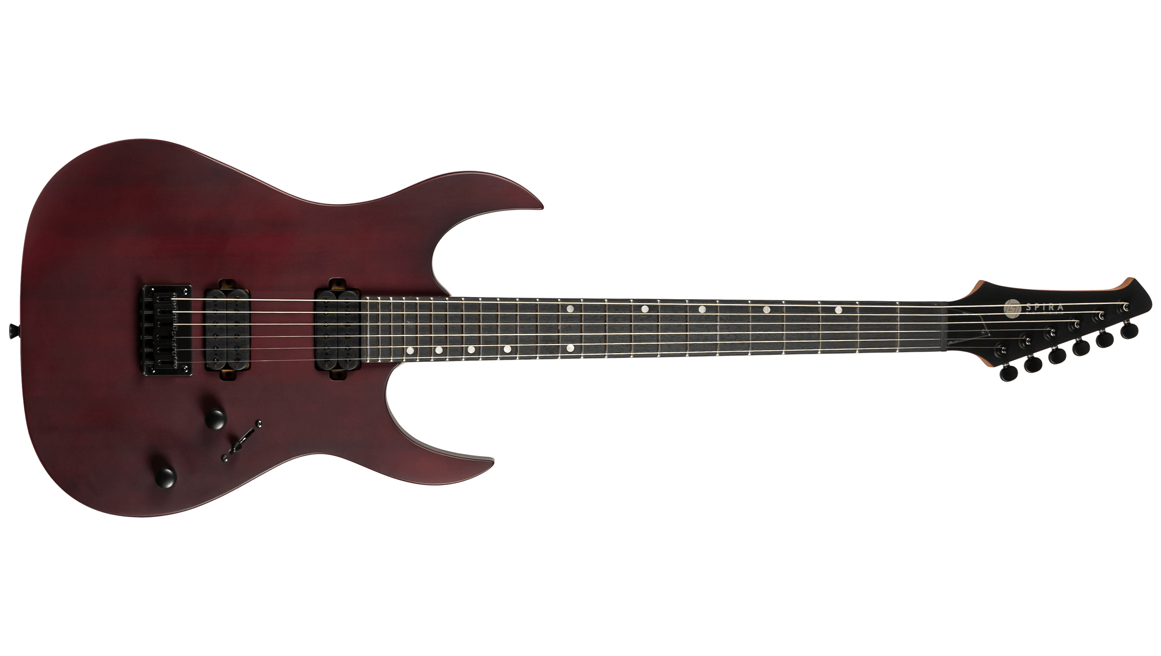 Spira Guitars S-400 Satin Wine red