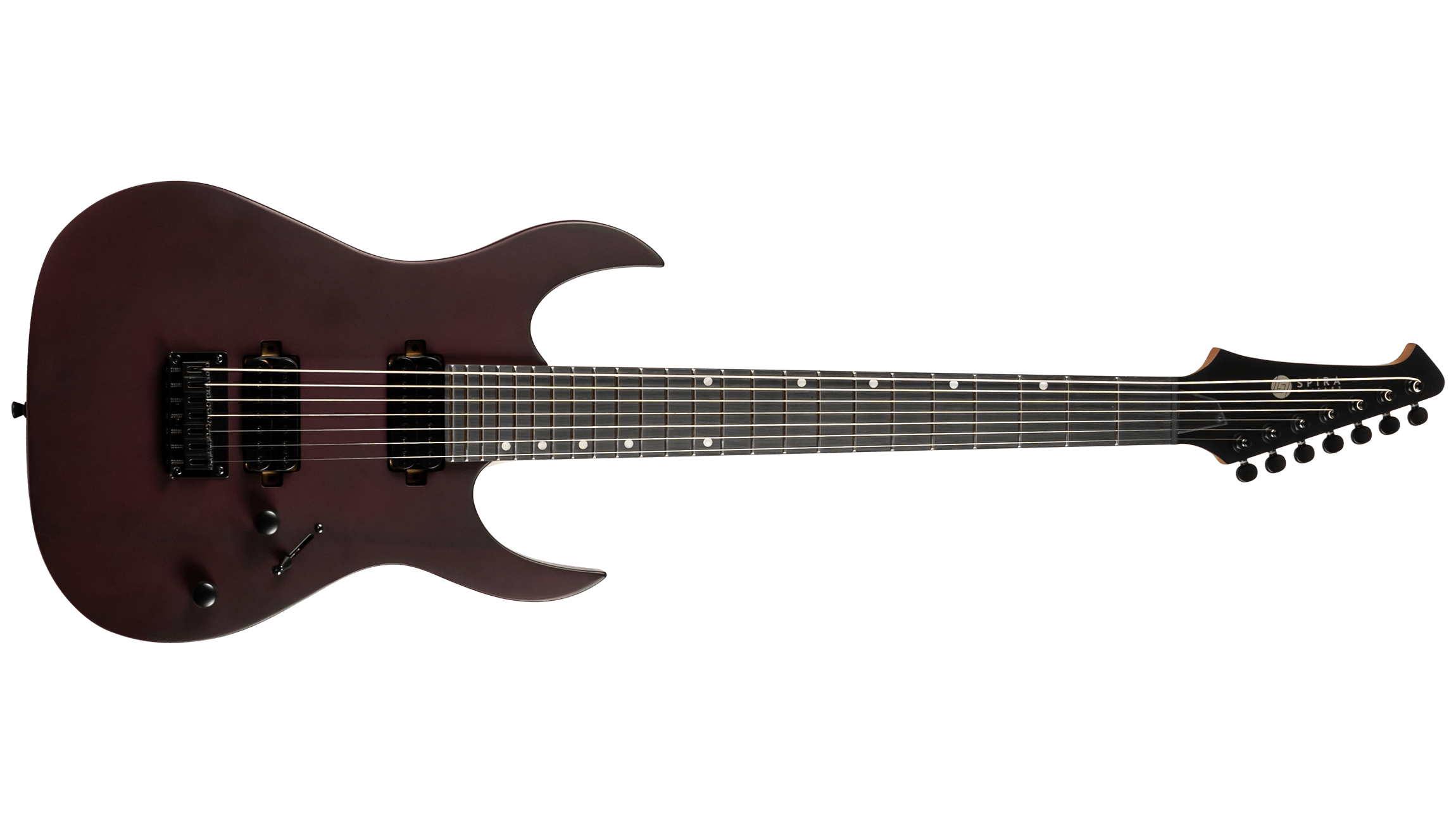 Spira Guitars S-407 Satin Wine red
