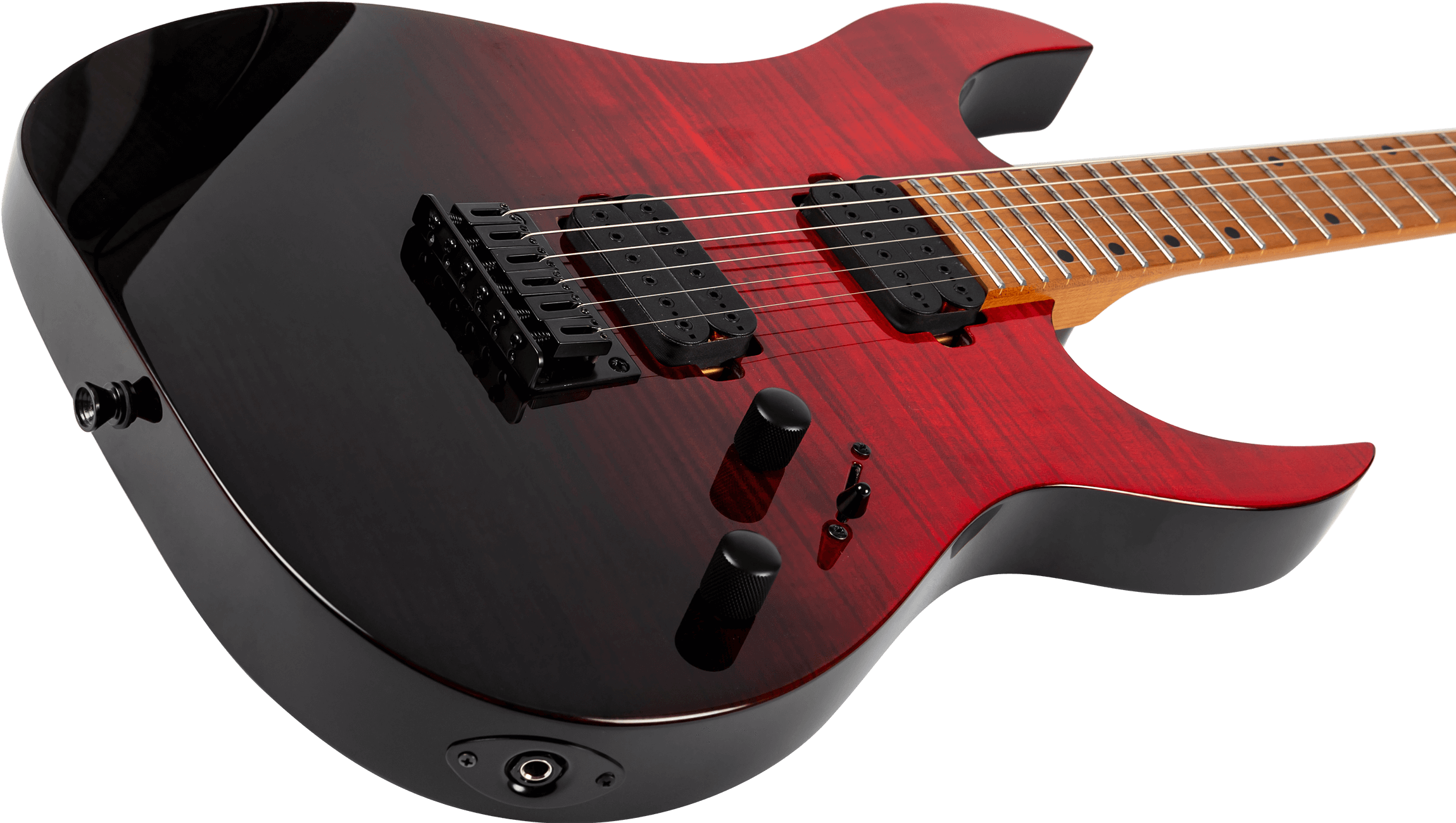 Spira Guitars S-450 Transparent Red - 3