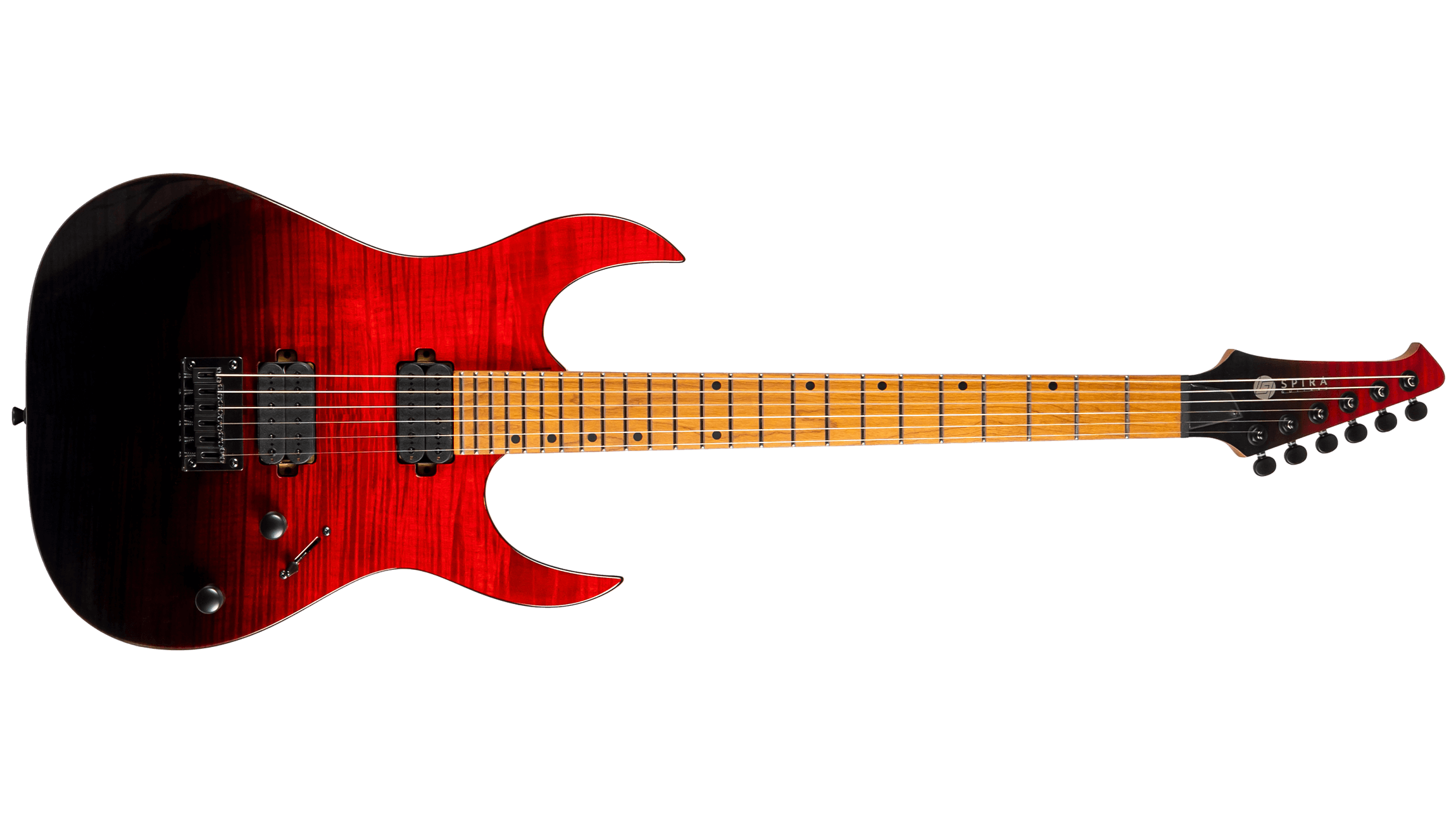 Spira Guitars S-450 Transparent Red