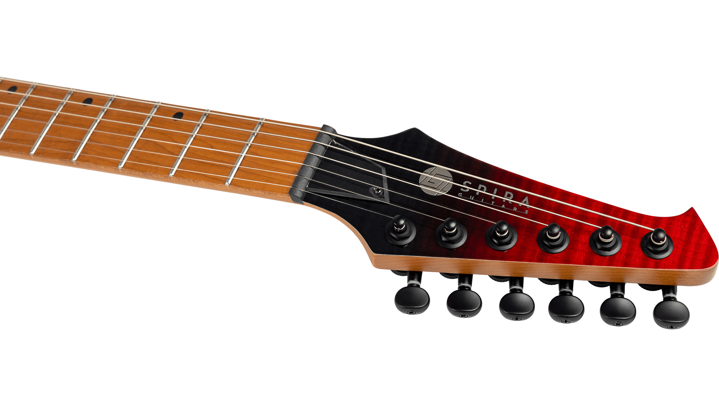 Spira Guitars S-450 Transparent Red - 4