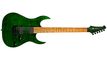 Spira Guitars S-450 Transparent Green