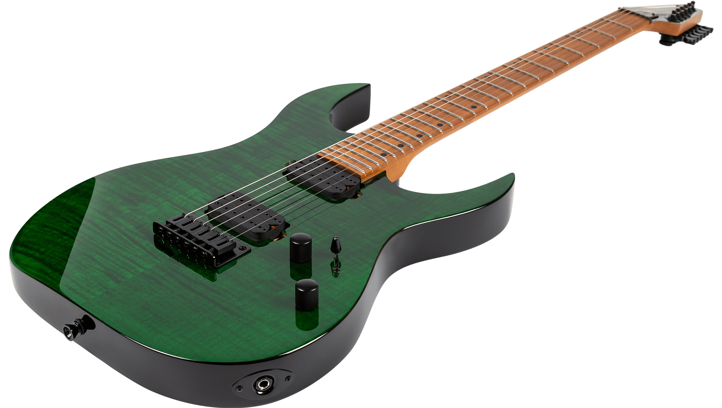 Spira Guitars S-450 Transparent Green - 3