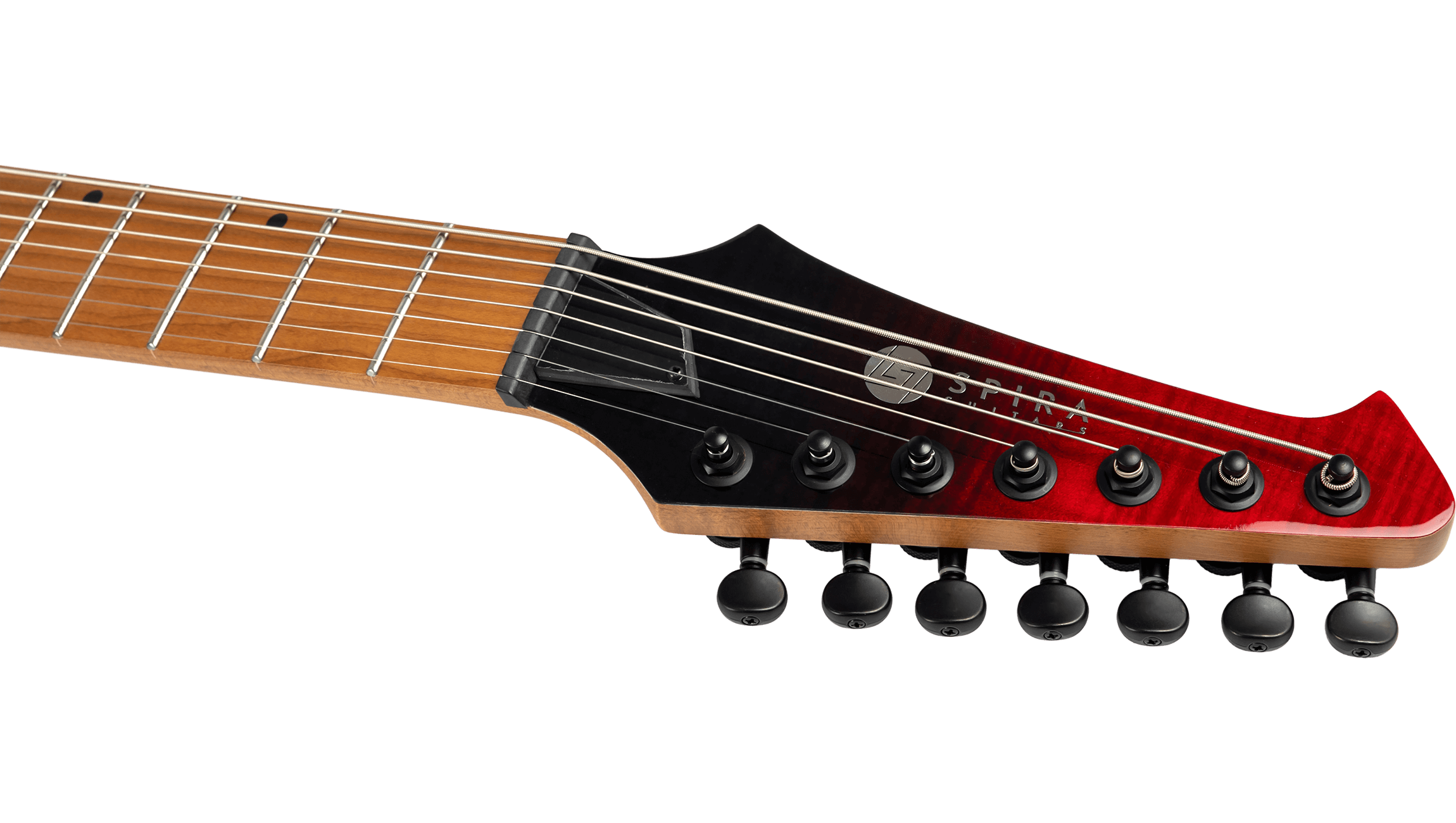 Spira Guitars S-457 Transparent Red - 4