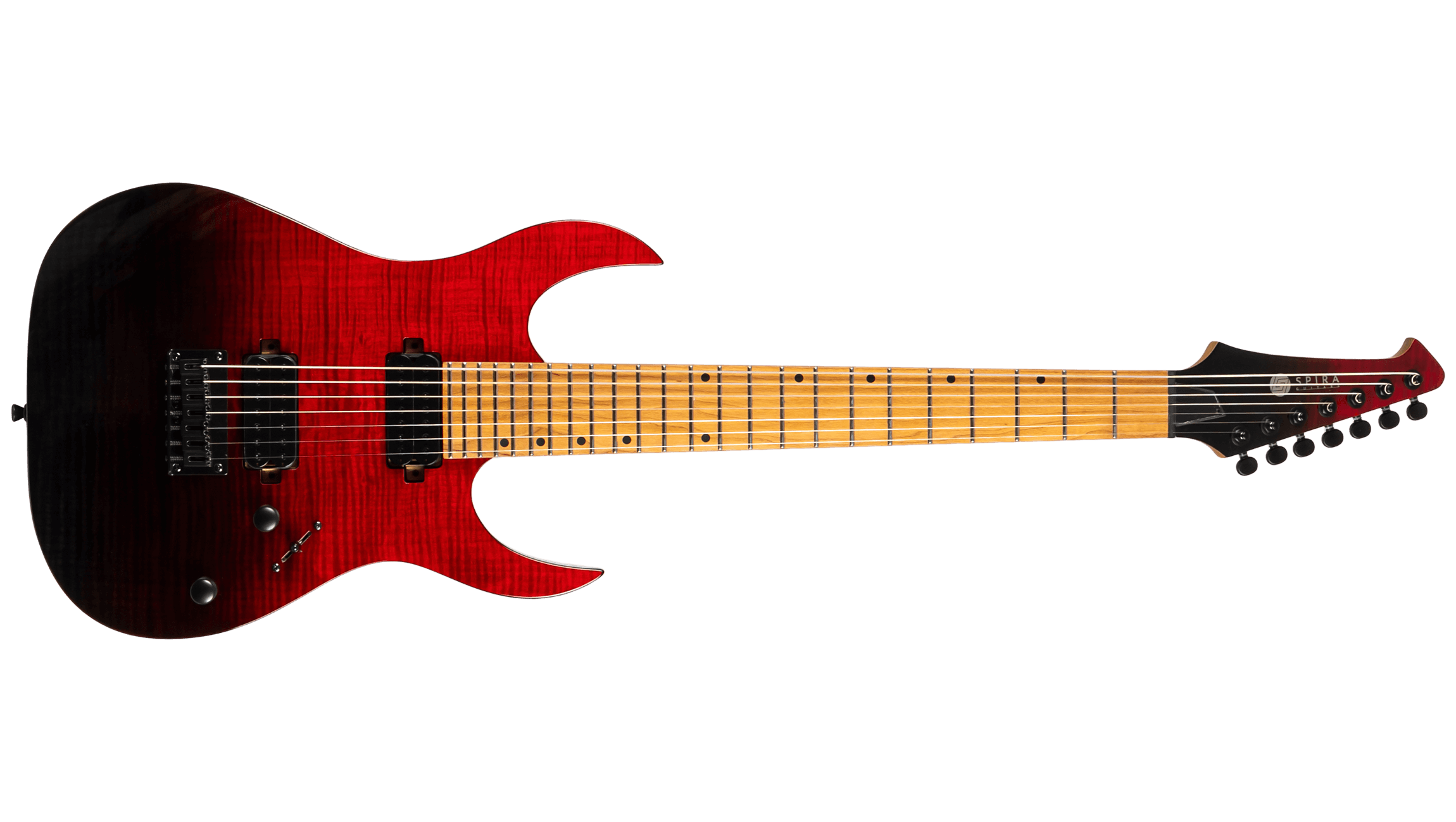 Spira Guitars S-457 Transparent Red