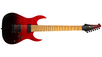 Spira Guitars S-457 Transparent Red