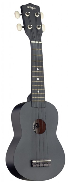 Soprano Ukulele Black+Bag