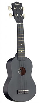 Soprano Ukulele Black+Bag