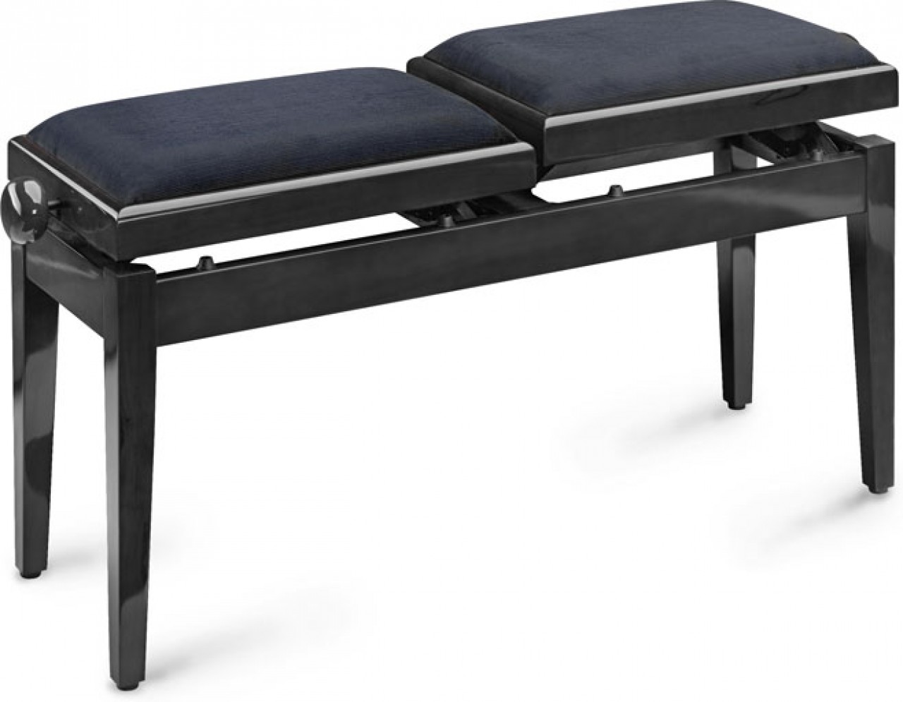 Double Black Bench Black Velve