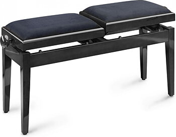 Double Black Bench Black Velve