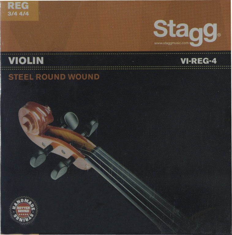 Viol.Str.Set/Steel/Reg-3/4/4