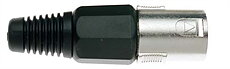 Xlr Male Pro Plug-Nickel Plted