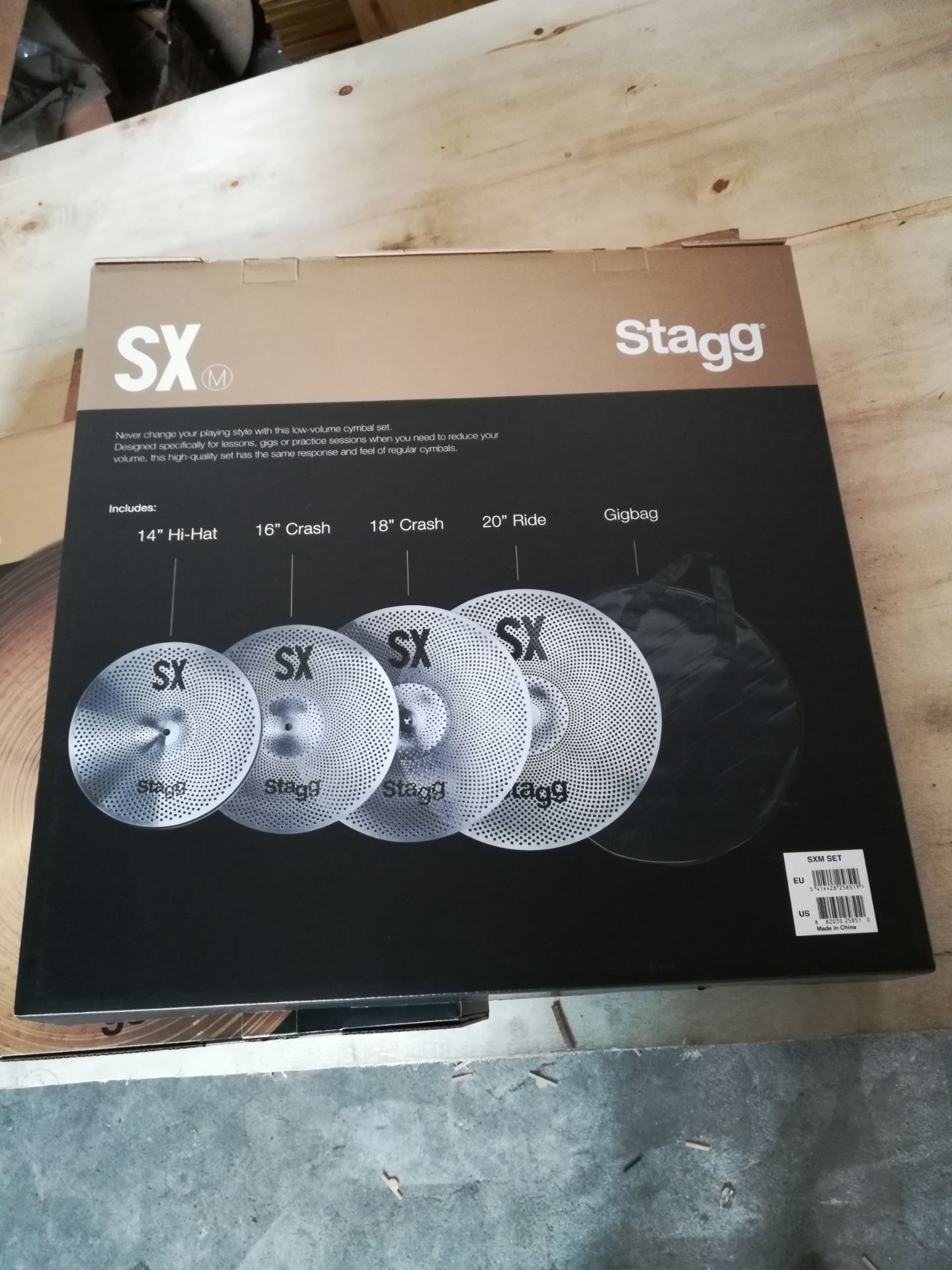 Silent Practice Cymbal Set+Bag                 - 4