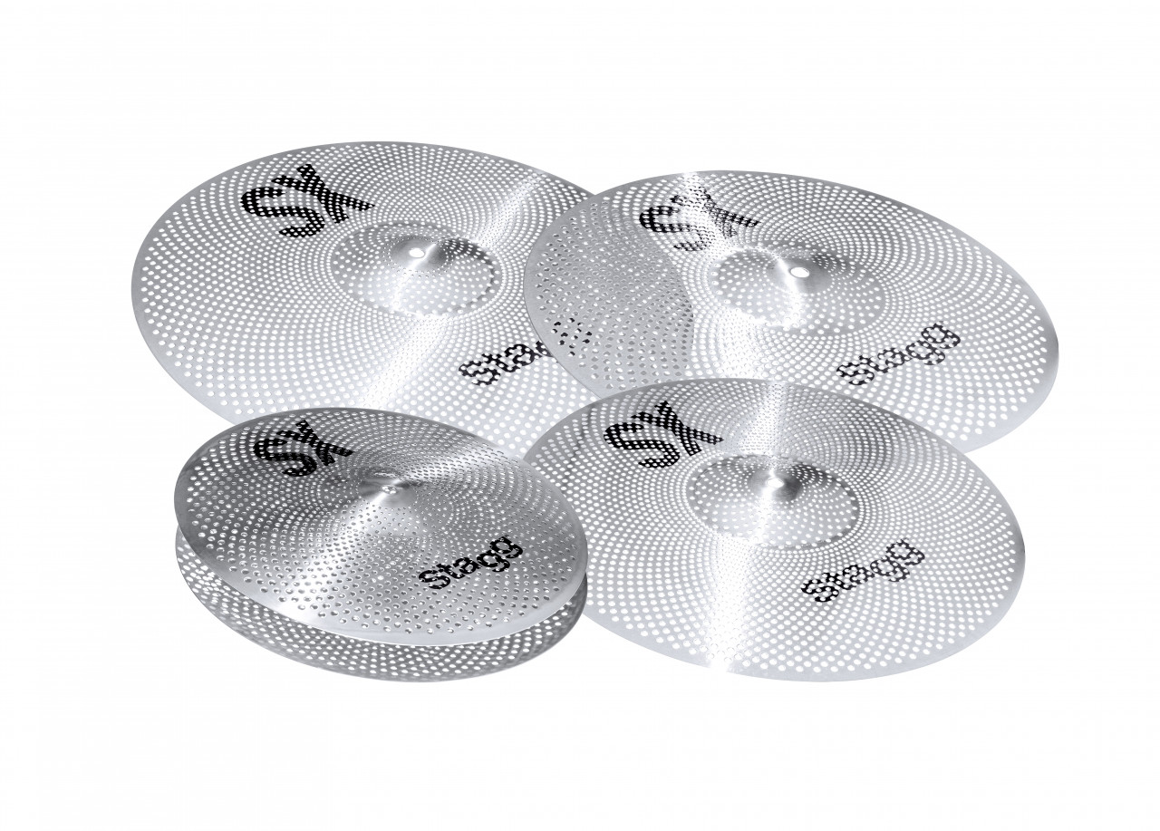 Silent Practice Cymbal Set+Bag                