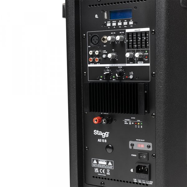 15" Battery Powered Speaker BT+2st UHF EU         - 4