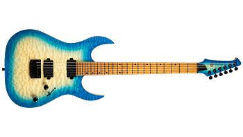 Spira Guitars S-500 QAB Trans Aqua Blue