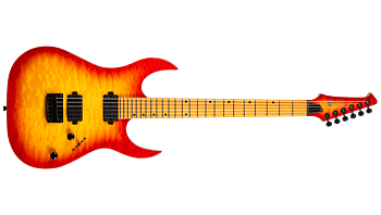 Spira Guitars S-500 QFB Fireburst