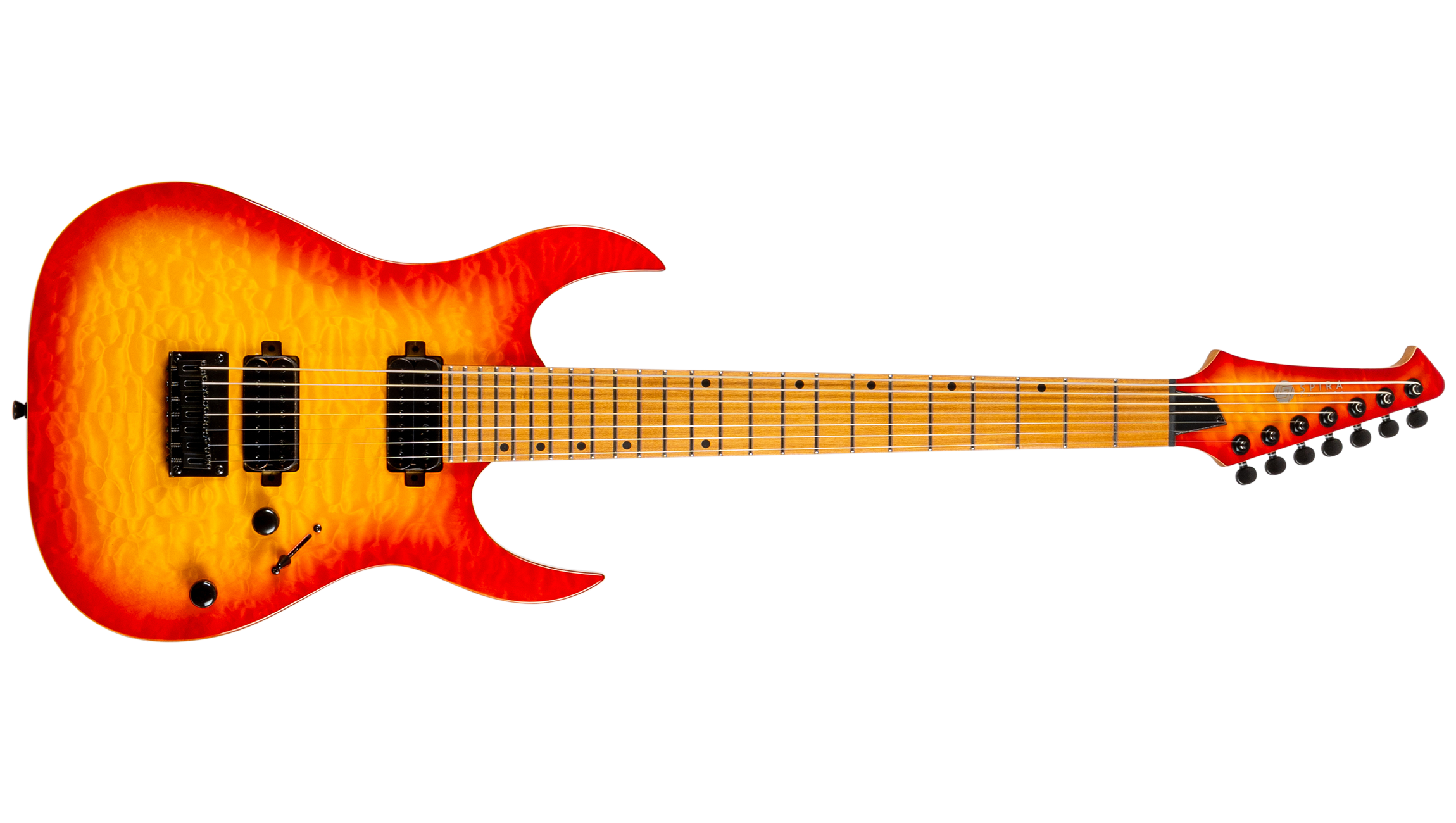 Spira Guitars S-507 QFB Fireburst