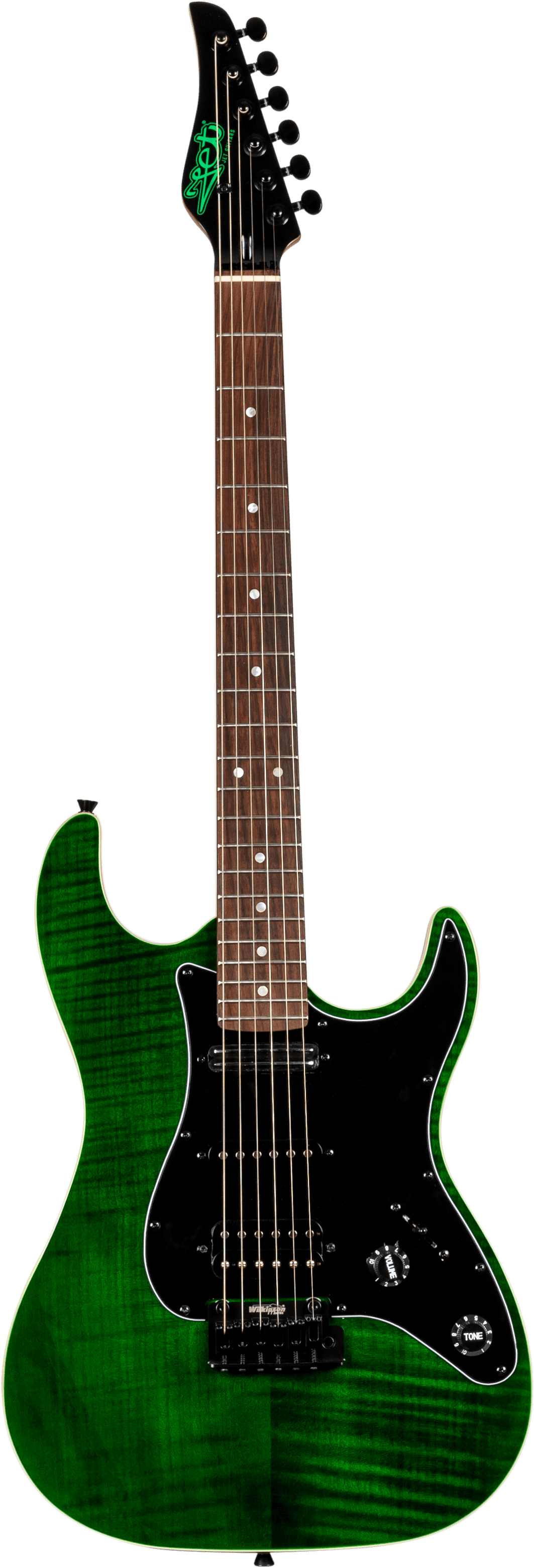 Jet Guitars JS-450 Trans Green