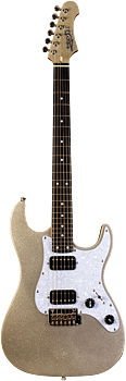 Jet Guitars JS-500 Silver Sparkle