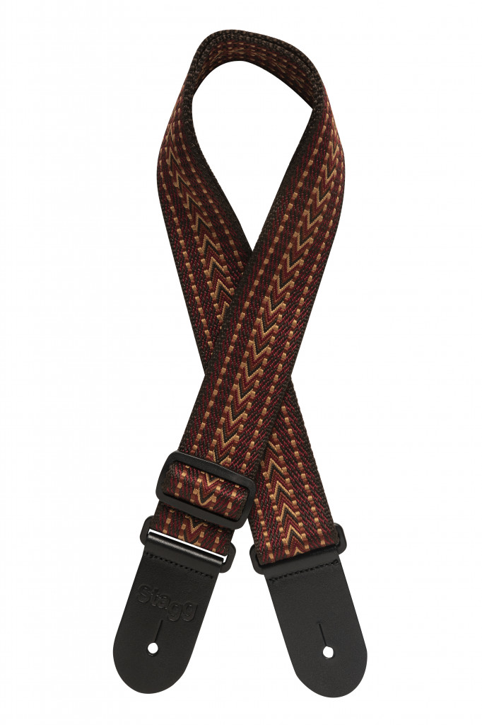 Woven Cotton Strap Rafter Red