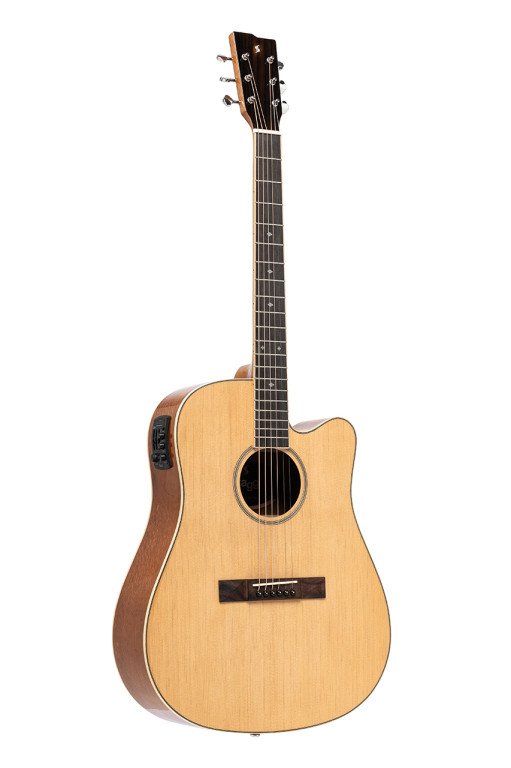 SA45DCE-LW Dread El.Ac Cut Spruce Lacewoo