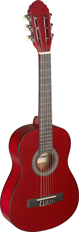 1/4 Linden Classic Guitar/Red