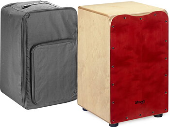Medium Sized Red Cajon+Bag