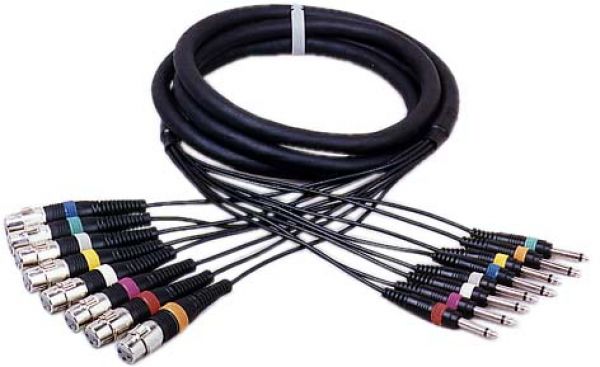 Multipiska 8x XLR Hona /tele mono 5meter