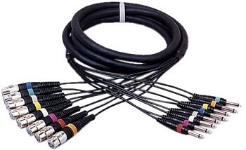 Multipiska 8x XLR Hona /tele mono 5meter