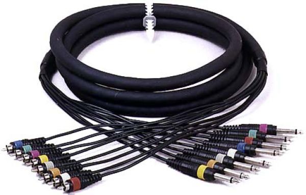 Multipiska tele mono/ RCA mono  5 meter