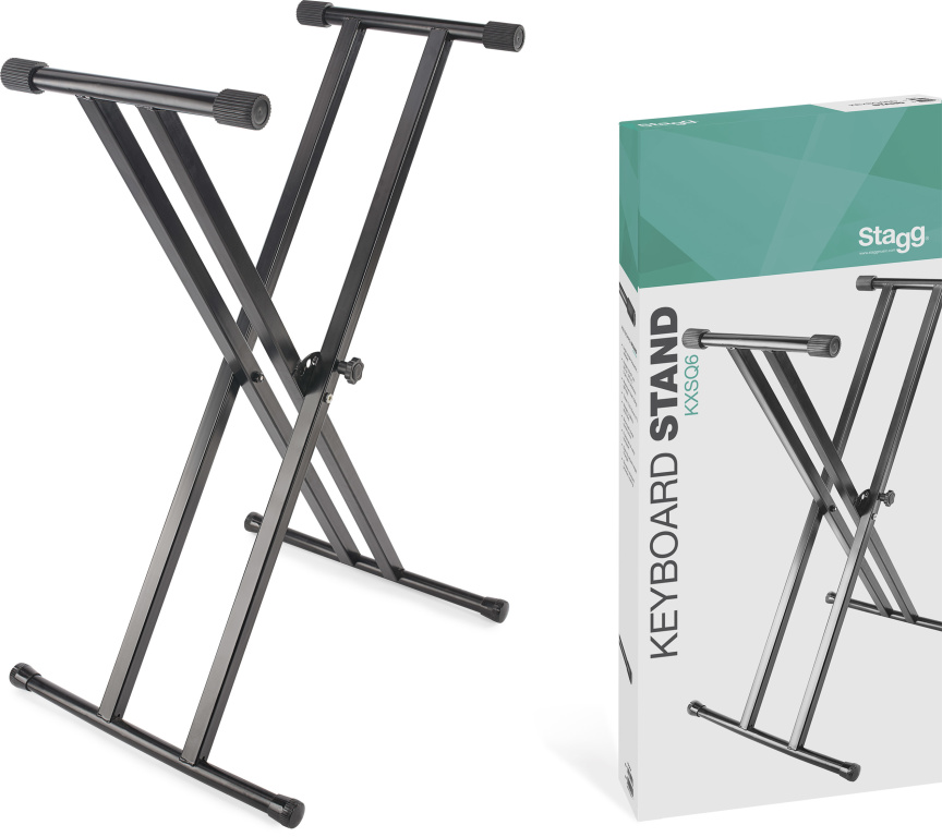 Keyb. Stand Double X Welded