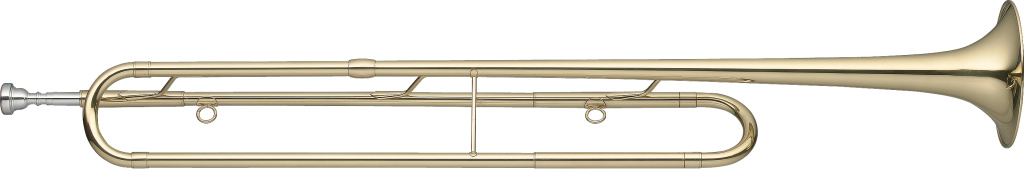 Eb Fanfare Trumpet Long+Bag